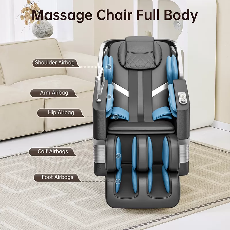 Supplier 3D Latest Model Full Body Airbag Heating Mode Massage Chair thumbnail 6